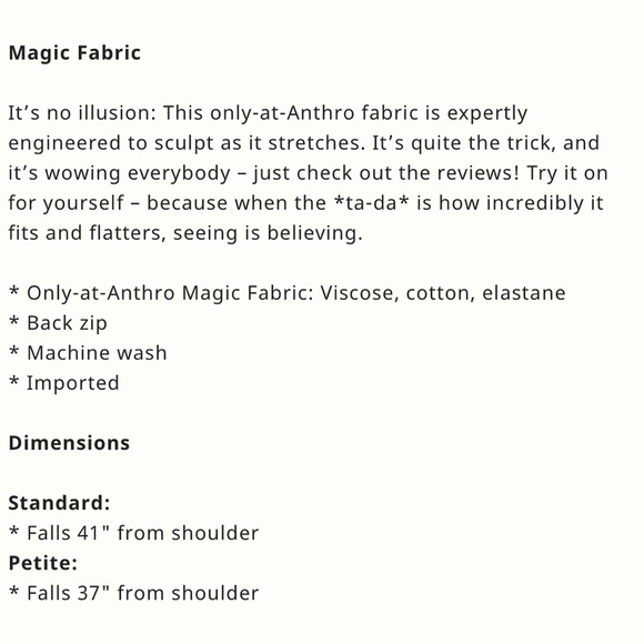 Anthropologie Slim Square-Neck Slit Midi Dress Size M - Picture 15 of 15